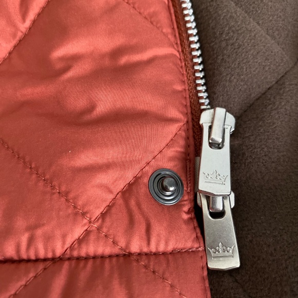 Peter Millar Norfolk Quilted Bomber Jacket Medium Burnt Orange - Picture 11 of 14